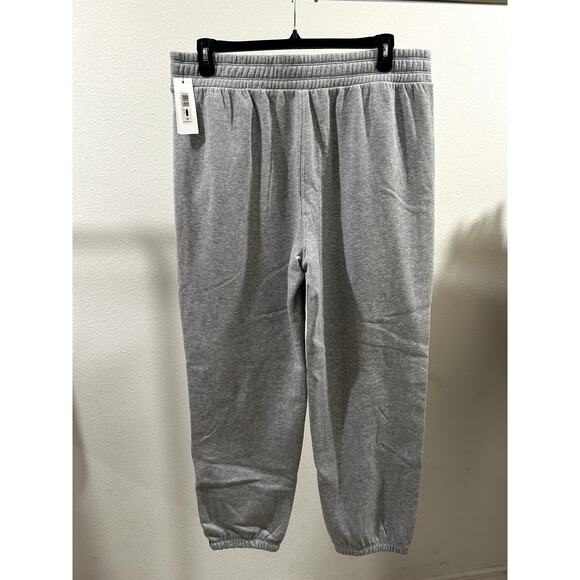 Calvin Klein Performance Womens Eco Fleece Logo Stripe Grey Heather Pants 2XL - Picture 4 of 7